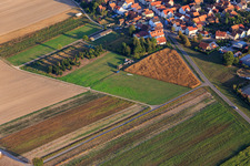 Landing place at the town entrance in Hatzenbühl in the state Rhineland-Palatinate, Germany