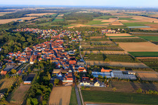 Village view from the west in Winden in the state Rhineland-Palatinate, Germany