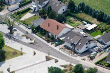 Bahnhofstr in Winden in the state Rhineland-Palatinate, Germany from above