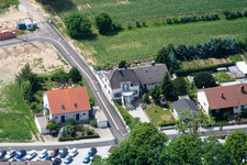 Bahnhofstr in Winden in the state Rhineland-Palatinate, Germany from the plane
