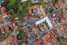 Demo "Women's Alliance Kandel" vs. "AntiFa/We are Kandel/Grandmas against the right in Kandel in the state Rhineland-Palatinate, Germany out of the air