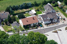 Bird's eye view of Bahnhofstr in Winden in the state Rhineland-Palatinate, Germany