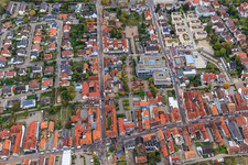 Demo "Women's Alliance Kandel" vs. "AntiFa/We are Kandel/Grandmas against the right in Kandel in the state Rhineland-Palatinate, Germany out of the air