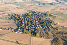Drone recording of Retschwiller in the state Bas-Rhin, France