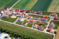 Maple Trail in Steinweiler in the state Rhineland-Palatinate, Germany out of the air