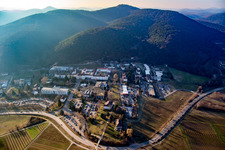 Aerial photograpy of Palatinate Clinic in Klingenmünster in the state Rhineland-Palatinate, Germany