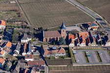 Catholic Parish Church of the Visitation of Mary in Burrweiler in the state Rhineland-Palatinate, Germany