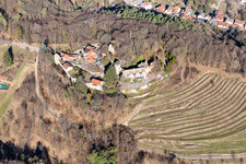 Kropsburg Castle in Sankt Martin in the state Rhineland-Palatinate, Germany