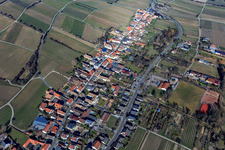 Wine Route and Bypass Im Stift in Forst an der Weinstraße in the state Rhineland-Palatinate, Germany