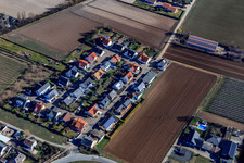 New development area Römerweg in Gönnheim in the state Rhineland-Palatinate, Germany