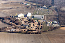 Pfalzwerke substation in Mutterstadt in the state Rhineland-Palatinate, Germany
