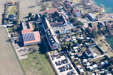 Oblique view of Lindner Hotel & Spa Binshof in Speyer in the state Rhineland-Palatinate, Germany