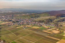 From the south in the district Ehrenstetten in Ehrenkirchen in the state Baden-Wuerttemberg, Germany