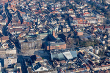 Library Building of Universitaetsbibliothek Freiburg in Freiburg im Breisgau in the state Baden-Wurttemberg, Germany