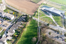 Cultural and Community Center in Denzlingen in the state Baden-Wuerttemberg, Germany