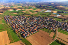 From the northwest in Reute in the state Baden-Wuerttemberg, Germany