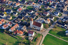 Church of St. Felix and Regula in the district Unterreute in Reute in the state Baden-Wuerttemberg, Germany