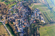 From the north in the district Bottingen in Teningen in the state Baden-Wuerttemberg, Germany