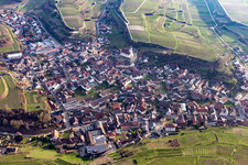 Town View of the streets and houses of the residential areas in Kiechlinsbergen in the state Baden-Wurttemberg, Germany