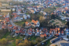 Catholic Church of St. George and Gym and Festival Hall Hördt in Hördt in the state Rhineland-Palatinate, Germany