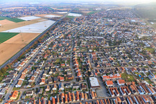 Daimlerring in Rülzheim in the state Rhineland-Palatinate, Germany