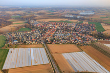 From the west in Kuhardt in the state Rhineland-Palatinate, Germany
