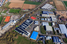 Industrial area Große Ahlmühle with RelineEurope GmbH and X2E System Engineering GmbH in Rohrbach in the state Rhineland-Palatinate, Germany
