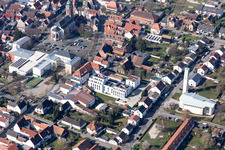 New residential and commercial Corner house - building behind the Marktstrasse in Kandel in the state Rhineland-Palatinate, Germany