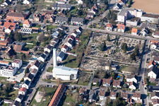 St. Pius in Kandel in the state Rhineland-Palatinate, Germany