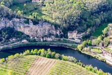 Chateau de la Malartrie in Vézac in the state Dordogne, France