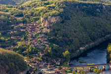 Castle of Chateau de Castelnaud-la-Chapelle in Castelnaud-la-Chapelle in Nouvelle-Aquitaine, France