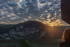 Aerial photograpy of Cénac-et-Saint-Julien in the state Dordogne, France