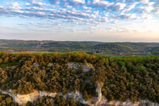 Marqueyssac Gardens in Vézac in the state Dordogne, France out of the air