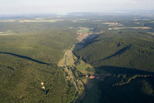 Weißenbach Valley in the district Bachzimmern in Immendingen in the state Baden-Wuerttemberg, Germany