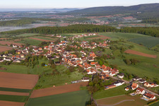 Memmelshoffen in the state Bas-Rhin, France seen from above
