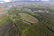 Hippodrome de la Hardt in Wissembourg in the state Bas-Rhin, France