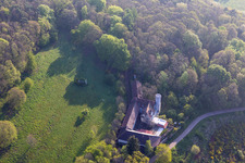 Slevogthof in Leinsweiler in the state Rhineland-Palatinate, Germany out of the air