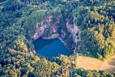 Höwenegg Volcanic Lake in the district Mauenheim in Immendingen in the state Baden-Wuerttemberg, Germany