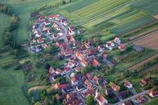 Cleebourg in the state Bas-Rhin, France out of the air