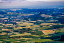 City from the north in Engen in the state Baden-Wuerttemberg, Germany