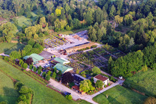 Bienwald tree nursery / Greentec in Berg in the state Rhineland-Palatinate, Germany from above