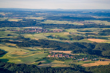 From the northeast in the district Zimmerholz in Engen in the state Baden-Wuerttemberg, Germany