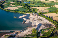 Epple Lake in Neuburg am Rhein in the state Rhineland-Palatinate, Germany