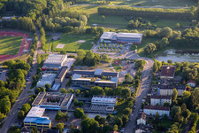 IGS with demolished north wing in Kandel in the state Rhineland-Palatinate, Germany