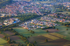 New development area in Paul-Klee-Ring in Wörth am Rhein in the state Rhineland-Palatinate, Germany