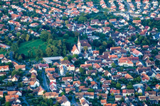 Town View of the streets and houses of the residential areas in Steisslingen in the state Baden-Wurttemberg