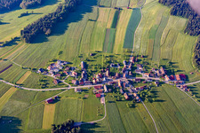From the southeast in the district Aichelberg in Bad Wildbad in the state Baden-Wuerttemberg, Germany