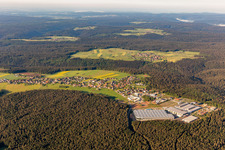 From the north in Simmersfeld in the state Baden-Wuerttemberg, Germany