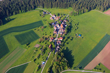Village view from the northeast with holiday apartment Hänel in the district Geroldsweiler in Loßburg in the state Baden-Wuerttemberg, Germany