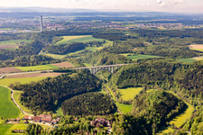 A81 Neckartal Bridge in Rottweil in the state Baden-Wuerttemberg, Germany